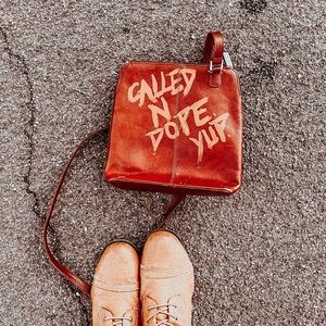 Called N Dope Yup Custom Faith Leather Purse